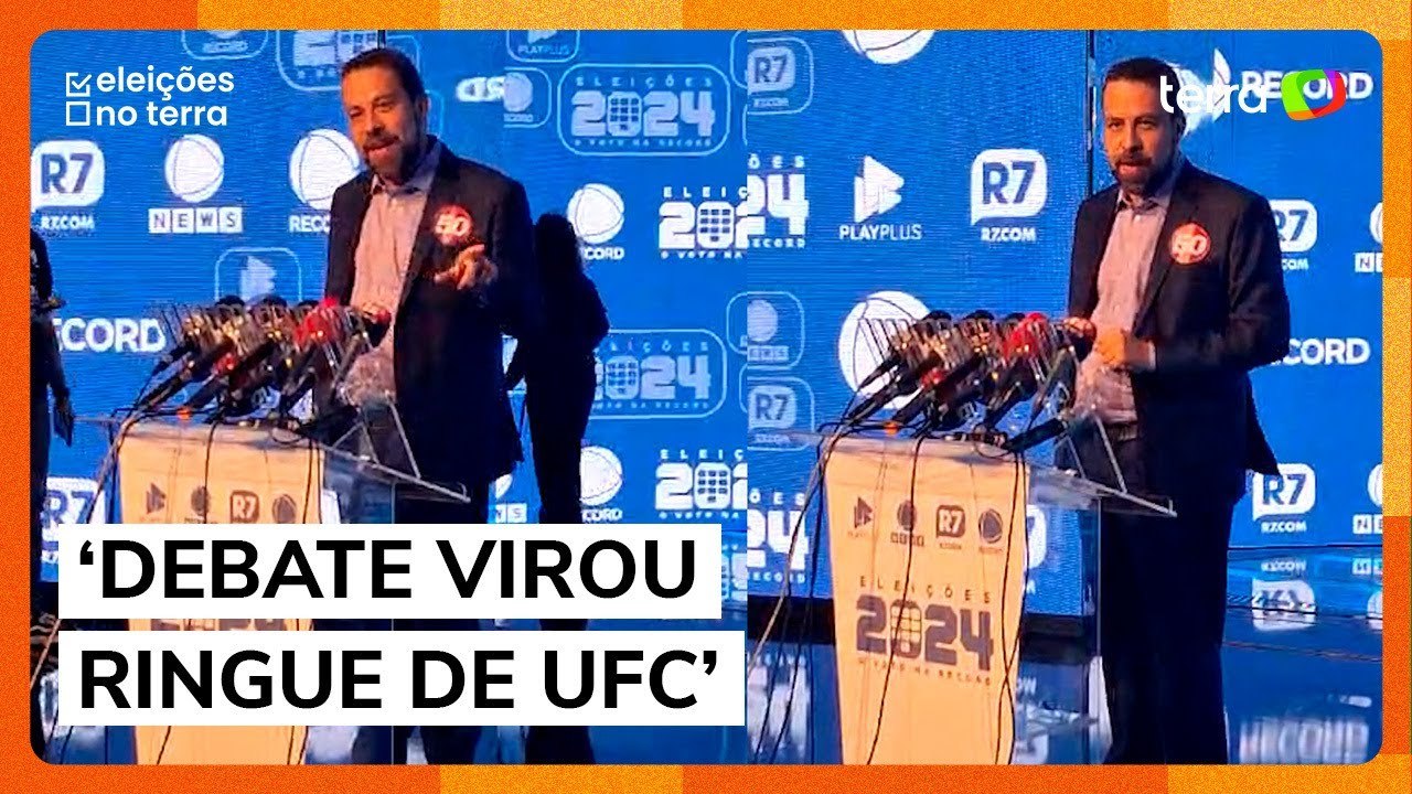 Boulos diz que é ‘lamentável’ existência de detector de metais em debate: ‘Virou bang bang’