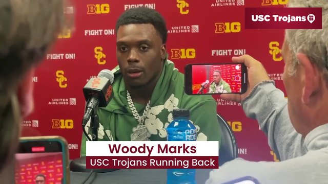 USC Trojans Running Back Woody Marks - USC Beats Wisconsin, First Big Ten Win