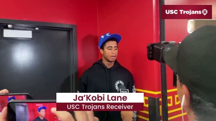 USC Trojans Receiver Ja’Kobi Lane USC Beats Wisconsin, First Big Ten Victory