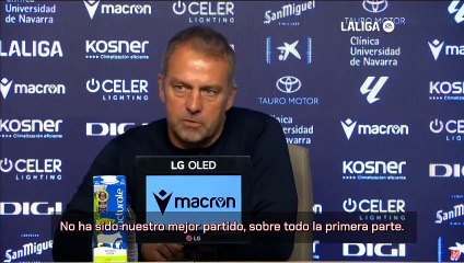 Hansi Flick: "Proteger a los jugadores es mi responsabilidad, pero no esperaba jugar así"
