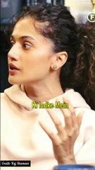 Taapsee Pannu Share Relationship Story .. #taapseepannu #shorts #podcast