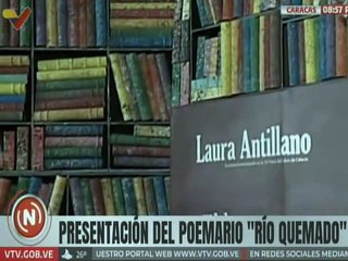 Presentación de Jorge Rodríguez del segundo poemario "Río Quemado"