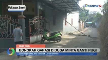 Viral, Pembongkaran Garasi Mobil di Atas Saluran Drainase