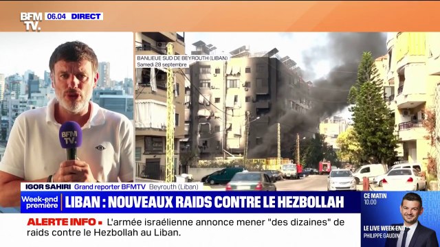 L'armée israélienne annonce mener des dizaines de raids contre le Hezbollah au Liban