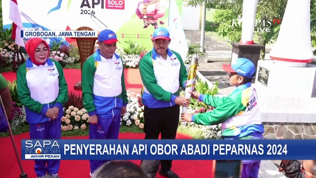 Pj Gubernur Jateng Nana Sudjana Pimpin Pengambilan Api Abadi Papernas 2024