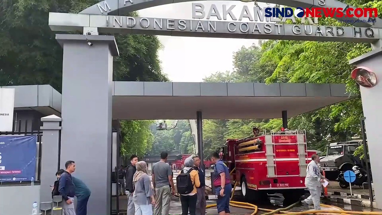 Polisi Pastikan Tak Ada Korban Akibat Kebakaran Gedung Bakamla
