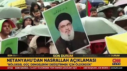 Netanyahu'dan Sessizliği Bozdu: Nasrallah'ı Neden Öldürdüklerini Açıkladı 🕊️