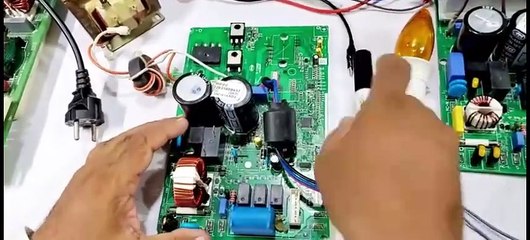 Download Video: #89 Dc inverter Ac outdoor PCB High side IGBT and Shortkid diode working