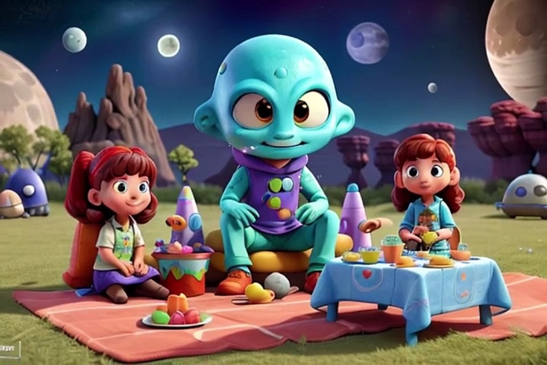 Moon Adventures- A Magical Song for Kids - Fun Space Music for Children