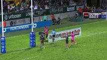 TOP 14 - Essai de Théo ATTISSOGBE (SP) - Section Paloise - Stade Français Paris