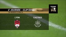 TOP 14 - Essai de Léo BERDEU (LOU) - LOU Rugby - Castres Olympique