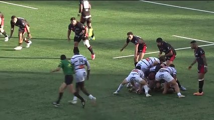 TOP 14 - Essai de Feibyan TUKINO (CO) - LOU Rugby - Castres Olympique