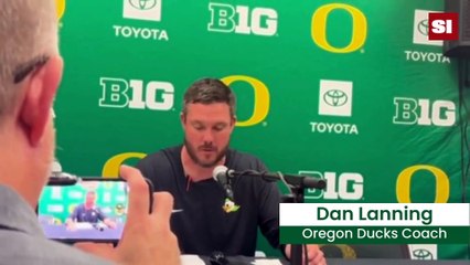Oregon Ducks Dan Lanning After Oregon Beats UCLA Bruins