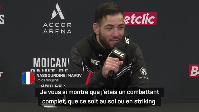 UFC Paris 3 - Imavov : “Ceinture ou pas ceinture, je suis toujours partant pour combattre en France”