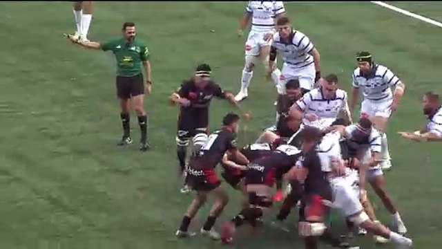 TOP 14 - Essai de Monty IOANE (LOU) - LOU Rugby - Castres Olympique