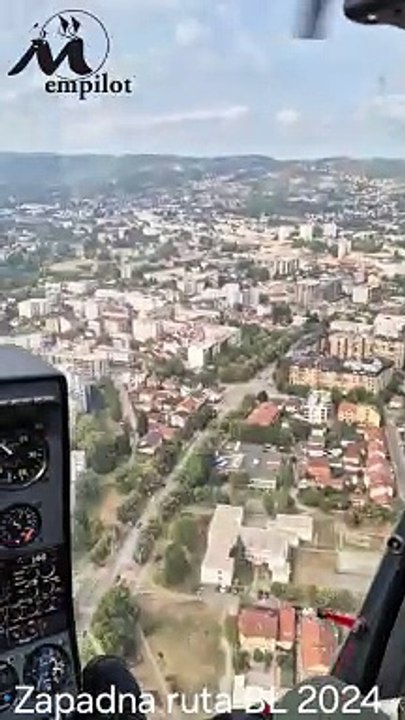 emGAZELA H-45 (SA342) Soko - Zapadna ruta Banja Luka S24+ 2024