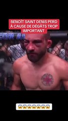 UFC Paris : Benoit Saint-Denis battu par arrêt du médecin... Visage tuméfié, œil fermé, la désillusion