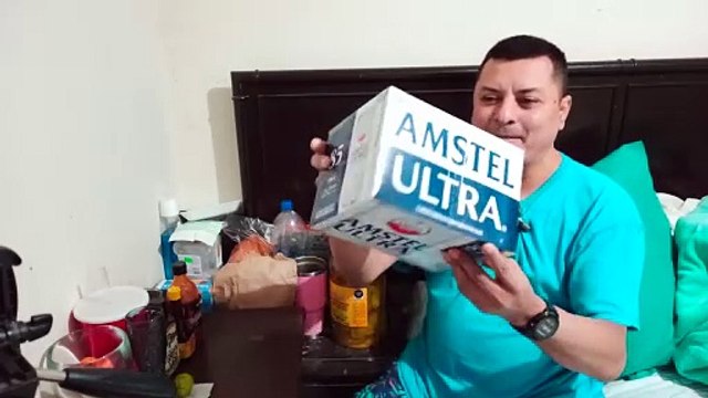 #Unboxing #Caja De #Cerveza #amstel #Ultra Con #Clamato #Kermato #botanas y #Bebidas bien agusto