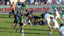 TOP 14 - Essai de Alexis BERNADET (MHR) - Aviron Bayonnais - Montpellier Hérault Rugby