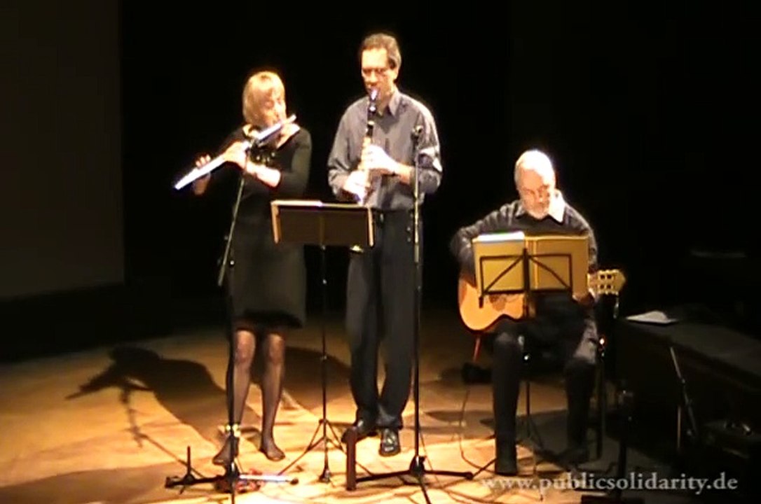 “Buena vista Social Club Tango” (Wolfram Beyer & I felici) Teil 2 von 11 der Nicht Verleihung der Carl-von-Ossietzky Medallie an Mordechai Vanunu 2010 in Berlin