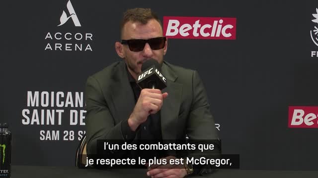 UFC Paris 3 - Moicano : “McGregor ? Il peut avoir 200 défaites, il sera toujours McGregor”