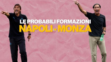 Conte con la difesa a quattro, Nesta punta su Maldini: le probabili formazioni di Napoli-Monza