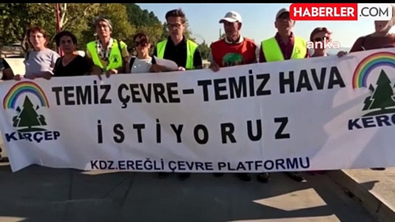 Erdemir'e Karşı Çevre Eylemi: Hava Kirliliği Protesto Edildi