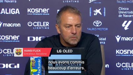 Barcelone - Flick : “Si vous voulez blâmer quelqu'un pour cette défaite, blâmez-moi”