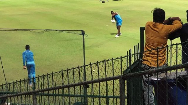 Andre Russel Practice Session in Pallekele International Cricket Ground vs Sri Lanka