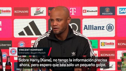 KOMPANY habla sobre el alcance de la LESIÓN de HARRY KANE ante el BAYER LEVERKUSEN