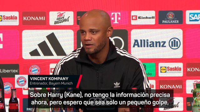 KOMPANY habla sobre el alcance de la LESIÓN de HARRY KANE ante el BAYER LEVERKUSEN