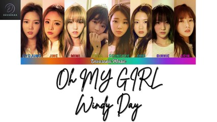 OH MY GIRL(오마이걸) - WINDY DAY [Piano Cover, Color Coded Lyrics Eng\Rom\Indo]