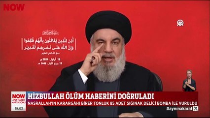 İsrail ordusu: Hizbullah lideri Nasrallah öldürüldü
