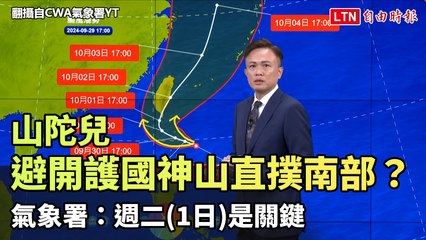 颱風山陀兒逐漸逼近台灣！氣象署：週二是避開護國神山的關鍵時刻🌀