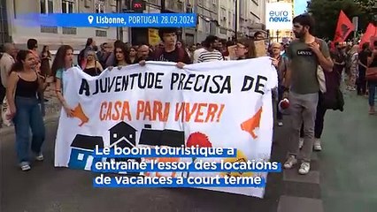 Portugal : des milliers de personnes manifestent contre les prix du logement