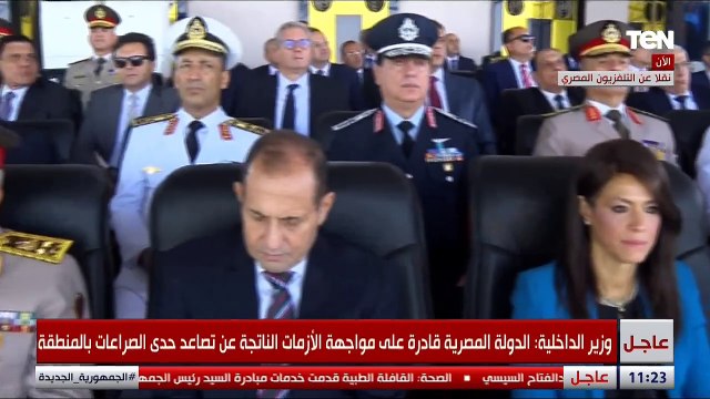 كلمة اللواء محمود توفيق وزير الداخلية خلال حفل تخرج دفعة جديدة من أكاديمية الشرطة