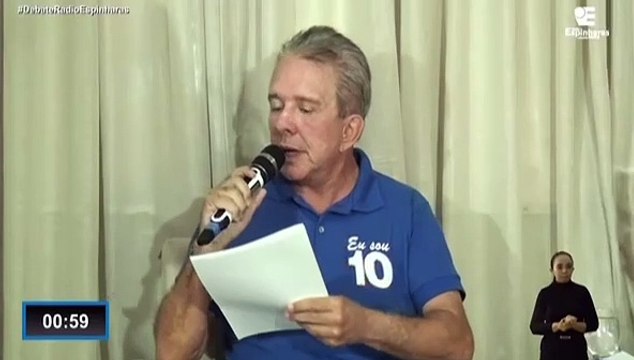 Prefeito de Patos, Nabor Wander, se solidarizou com a candidata da UP, Aline Leite.