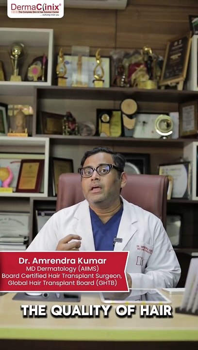 How to Plan Hair Transplantation in Poor Quality or Insufficient Hair | Dr Amrendra Kumar Dir. DermaClInix