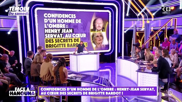 Brigitte Bardot veut qu'on arrête d'emmerder les animaux : Ému aux larmes, Henry-Jean Servat fait des révélations dans Face à Hanouna sur C8