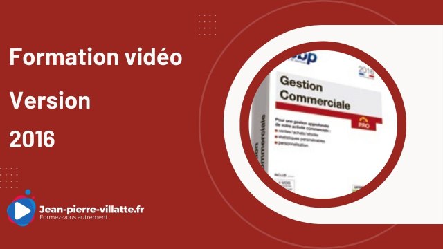 EBP GESTION COMMERCIALE 2016 : La création du dossier