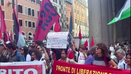 Protesters blast Israel's killing of Hezbollah chief