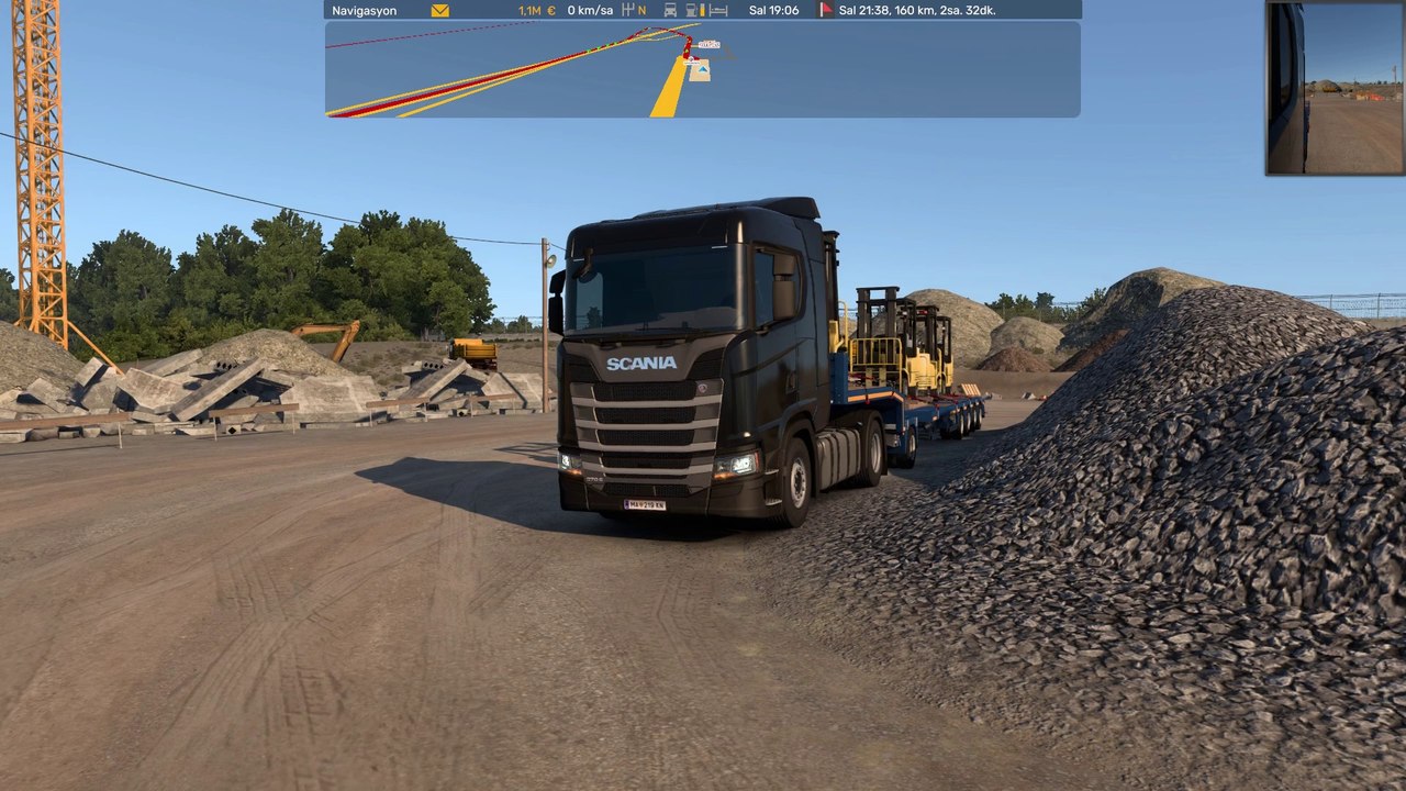 Forklift - Exit: Salzach * Destination: Munich- #Scania #Trucks - Euro Truck Simulator 2