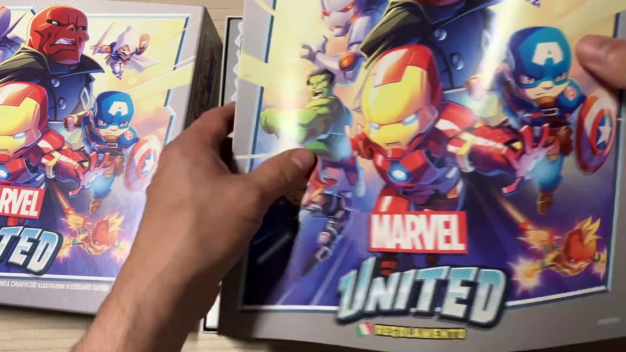 Marvel United - 1/2 - unboxing gioco base