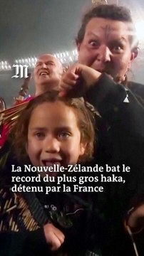 La Nouvelle-Zélande reprend à la France le record du plus grand haka