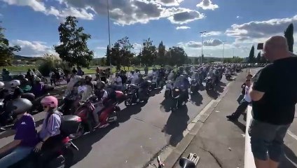 Empoli-Fiorentina, la motorinata per il derby: centinaia di scooter invadono le strade