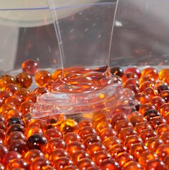 She turned caviar into luxurious glass table 