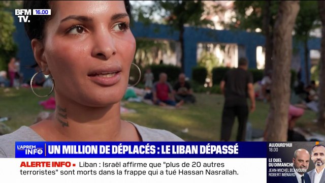 On vit dans la peur : un million de Libanais déplacés en raison des bombardements israéliens