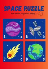 Explore the Cosmos with Our Fun Alphabet and Space Puzzles 🚀