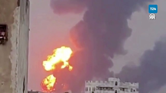 Yemen'deki Husiler: İsrail ordusu Hudeyde limanına hava saldırısı düzenledi