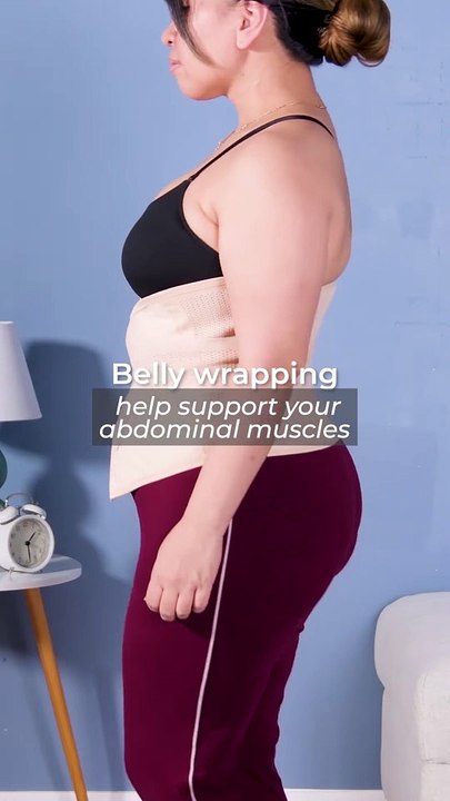 Belly wrapping for postpartum recovery